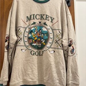 Disney World Mickey Golf Sweatshirt